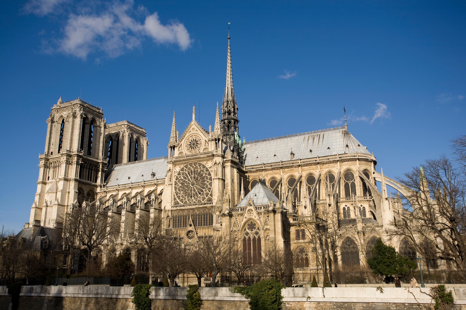 Notre dame de Paris depuis la Seine